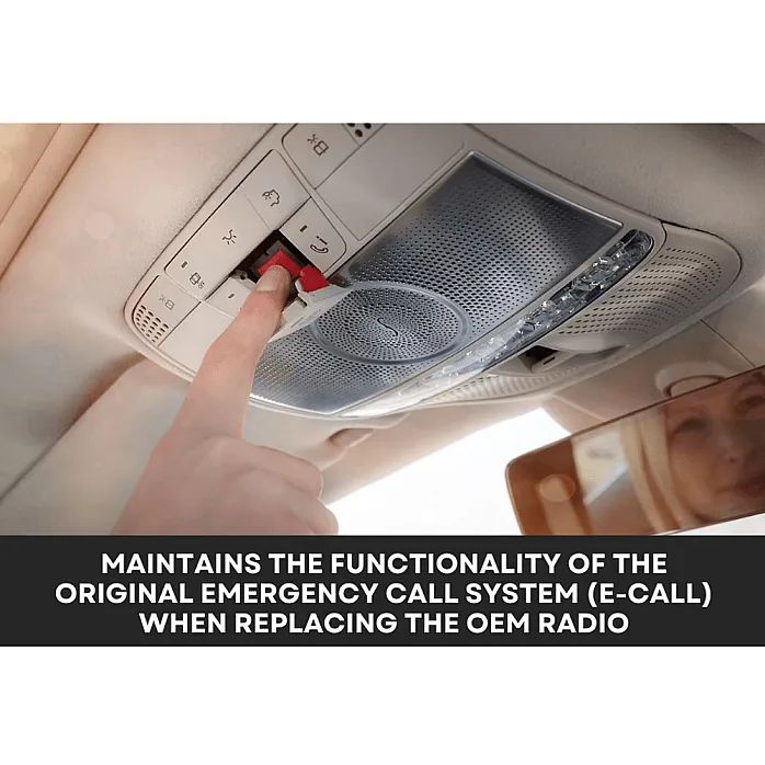 InCarTec 10-350 Mercedes Sprinter / Vito / Citan E-Call. / SOS Function Retention Adapter (40 Pin MQS Connector)