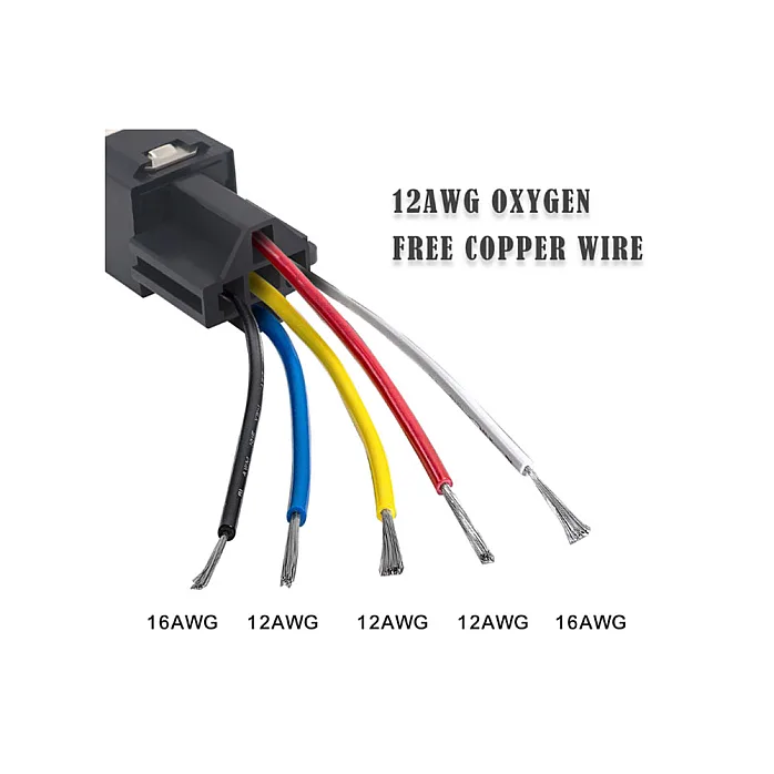 RECOIL 10-606-K6 6 Pack Relay Kit (5-pin 30/40A 12V SPDT relays with sockets and in-line ATC fuse holders)