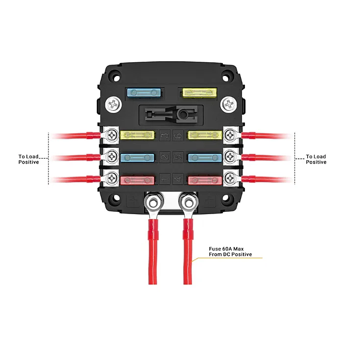 RECOIL 10-AF6 6-Way (ATC/ATO) Fuse Box (POWER ONLY)