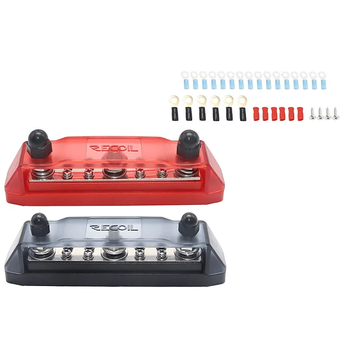 RECOIL 10-SBB-38 3+8 Pole Busbar kit (3 x 3/8" Terminal Power Distribution Block)