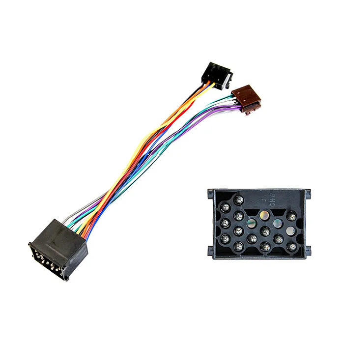 InCarTec 20-102 BMW Radio ISO Lead (ROUND 17 PIN CONNECTION)