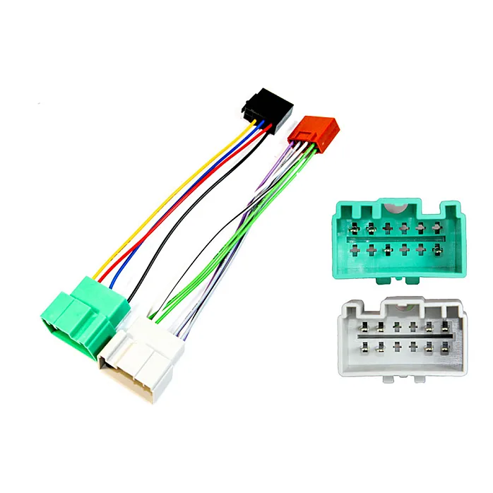 InCarTec 20-131 Volvo Radio Adapter Cable With ISO Connectors (Cars Without Premium Sound)