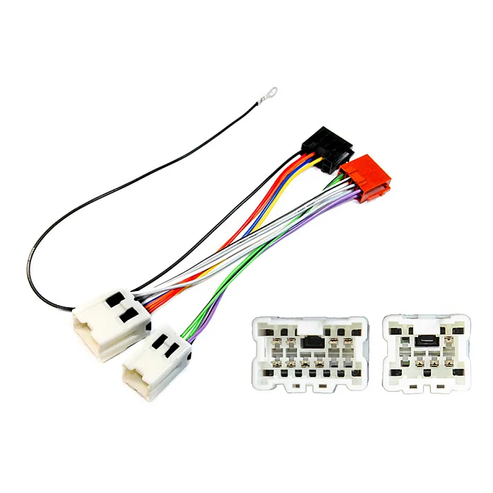 InCarTec 20-134 Nissan 10 and 6 Pin Radio Replacement ISO Adapter Cable (no steering controls)