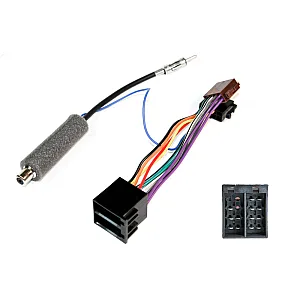 InCarTec 20-136A Volkswagen Cars Radio ISO Lead (w 12V antenna adapter)