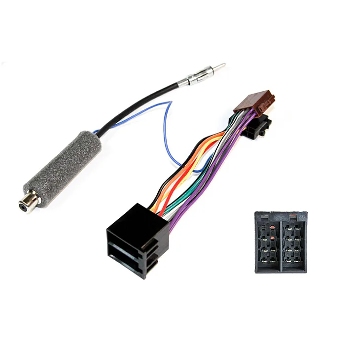 InCarTec 20-136A Volkswagen Cars Radio ISO Lead (w 12V antenna adapter)