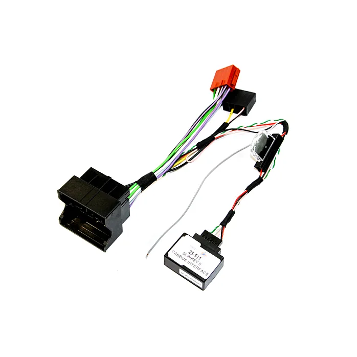 InCar Tec 20-156-IGN2 Volkswagen Quadlock to ISO Radio Adapter Harness, with CANBus Ignition (FOR NAVI UNITS)