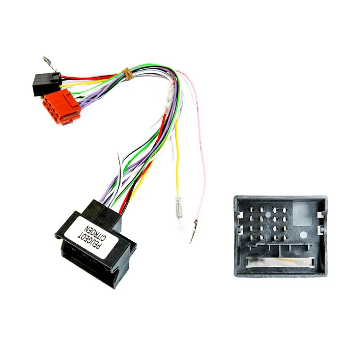 InCarTec 20-161 Citroen Quadlock Radio ISO Lead Hardwire (No Steering Controls)