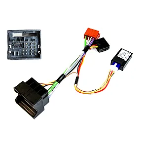 InCarTec 20-186-IGN VW Quadlock to ISO Radio Adaptor Harness, CANBUS Ignition