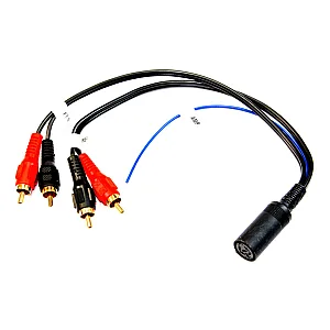 InCarTec 20-262 Volvo Din Plug to Phono Cable