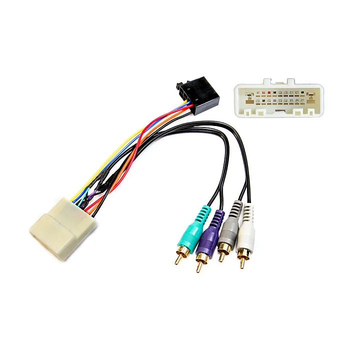 InCarTec 20-268 Nissan 20 Pin Radio Replacement ISO Cable and Bose Adaptor (No Steering Controls)