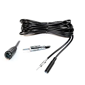 InCarTec 21-006 3.5 Metre Car Radio Antenna Extension Cable (DIN Plug Connector to DIN Socket)