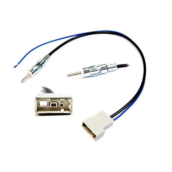 InCarTec 21-118 Chevrolet City Express Grey Rectangle to Din Car Aerial Antenna Adapter Cable