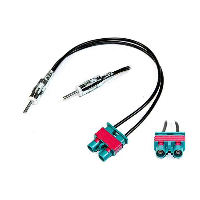 InCarTec 21-134 Volvo Double Fakra Aerial Adapter To Din Plug
