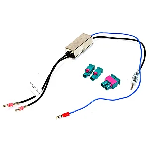 21-140 Fiat Scudo D.Fakra to Din Aerial Adaptor with Diversity