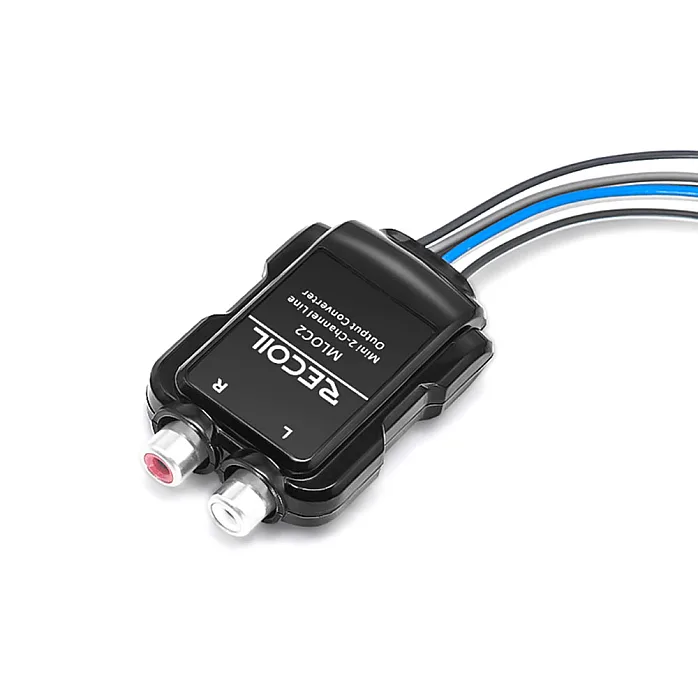 Recoil MLOC2 2 Channel 80W High to Low Level Line out Converter with Built in Amp Remote Trigger