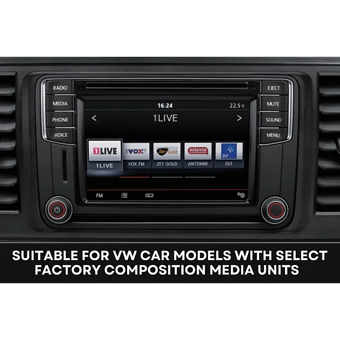 InCarTec 27-300 Rear Camera Addon Interface Adaptor For Volkswagen
