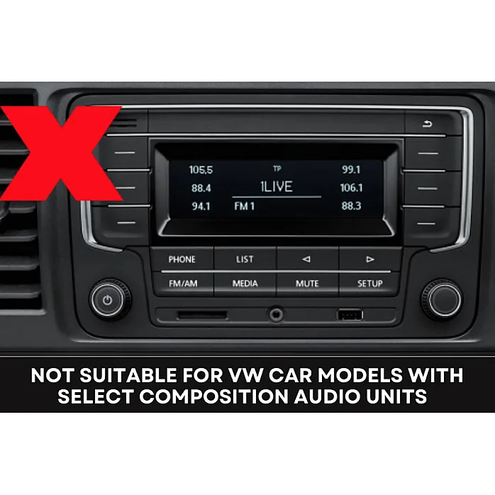 InCarTec 27-300 Rear Camera Addon Interface Adaptor For Volkswagen