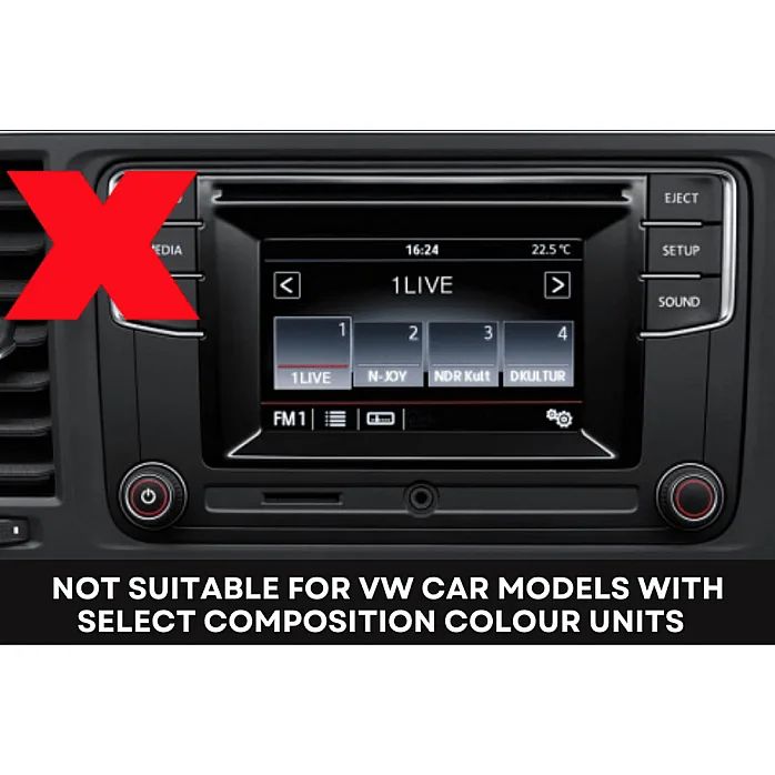 InCarTec 27-300 Rear Camera Addon Interface Adaptor For Volkswagen