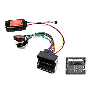 K Bus Steering Wheel Audio Control Interface & ISO Cable (Quadlock) For Mini