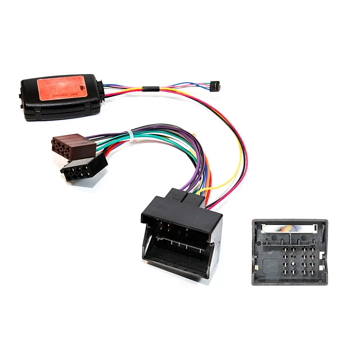 InCarTec 29-628 BMW K Bus Steering Wheel Audio Control Interface & ISO Cable (Quadlock)