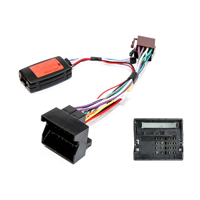 InCarTec 29-654 Ford Quadlock Steering Wheel Control Interface Radio Adapter Cable (FOR CARS WITHOUT CAN)