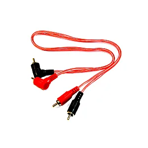 InCarTec 32-105 RCA Phono Cable Transparent 0.5m