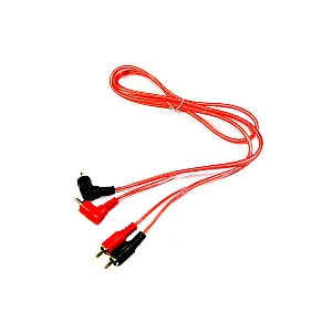 InCarTec 32-106 RCA Phono Cable Transparent 1M