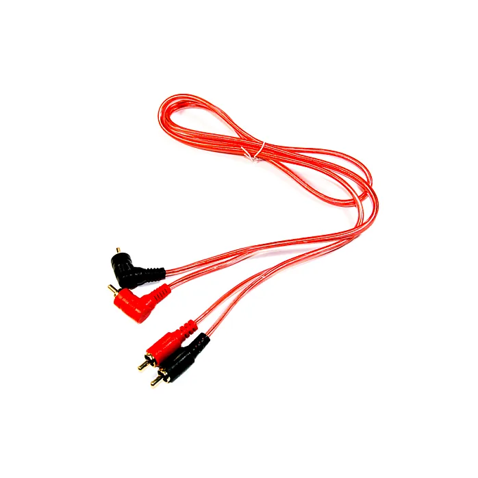 InCarTec 32-106 RCA Phono Cable Transparent 1M