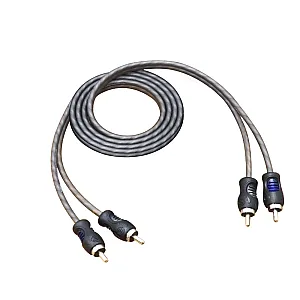 InCarTec 32-206 Echo Series Premium Twisted Pair RCA Phono Audio Cable 0.9m (3ft)