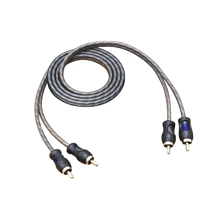 InCarTec 32-206 Echo Series Premium Twisted Pair RCA Phono Audio Cable 0.9m (3ft)