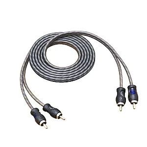 Recoil Echo Series Premium Twisted Pair RCA Phono Audio Cable 1.8m (6ft)