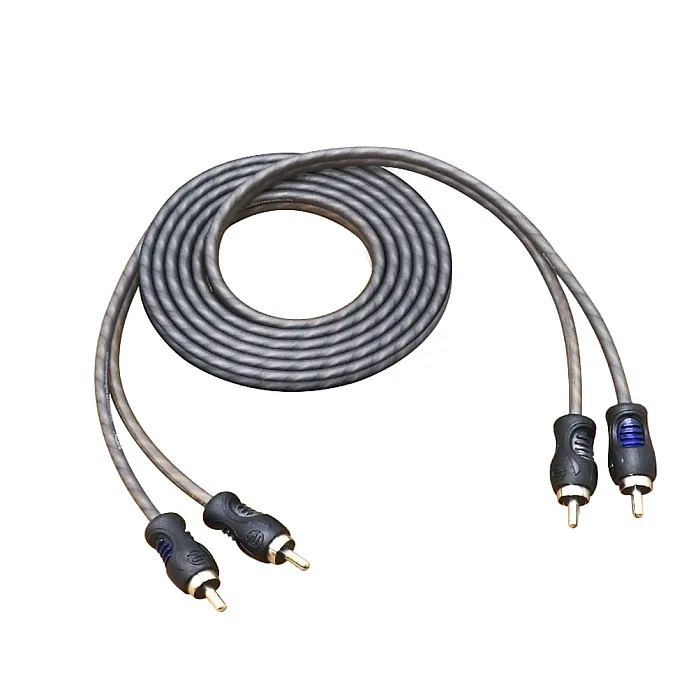 Recoil Echo Series Premium Twisted Pair RCA Phono Audio Cable 1.8m (6ft)