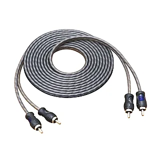 Recoil Echo Series Premium Twisted Pair RCA Phono Audio Cable 3.6m (12ft)