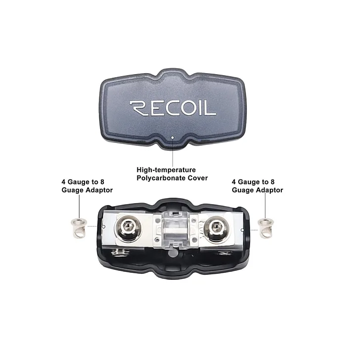 RECOIL 33-003 (MINI ANL) Inline Fuse Holder (4-8 AWG)