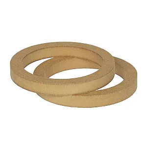 InCarTec 40-000-130-18 130mm (5") MDF Spacers For 130mm Speakers (18mm Depth) PAIR