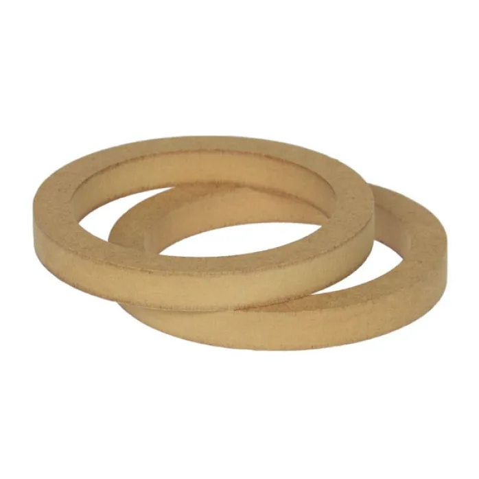 InCarTec 40-000-130-18 130mm (5") MDF Spacers For 130mm Speakers (18mm Depth) PAIR