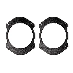 InCarTec 40-0023-130 Fiat 130mm Rear Door Speaker Adaptor Rings/Panels