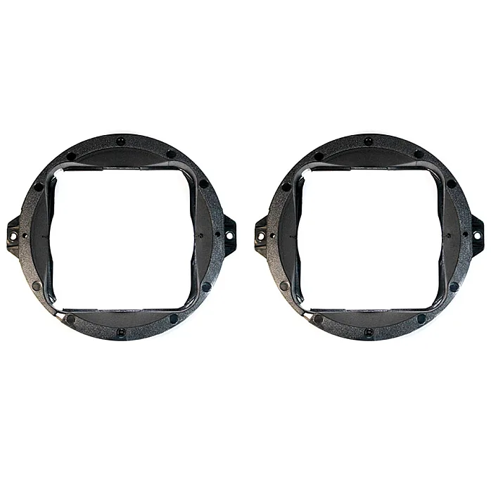 InCarTec 40-0146-165 Audi 165mm Rear Shelf Speaker Adapter Rings/Panels