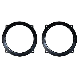 InCarTec 40-0165-165 Audi A3 165mm Rear Side Shelf Speaker Adaptor Rings/Panels