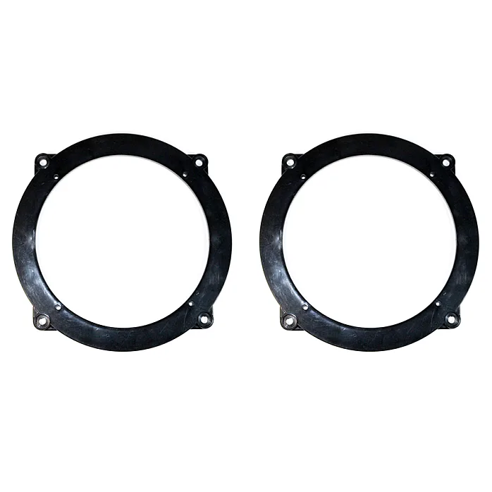 InCarTec 40-0165-165 Audi A3 165mm Rear Side Shelf Speaker Adapter Rings/Panels