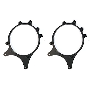 InCarTec 40-0206-130 BMW 3 Series Compact 130mm Rear Side Shelf Speaker Adaptor Rings/Panels