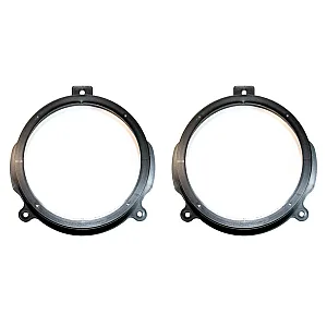 InCarTec 40-0293-165 Citroen 165mm Front Door Speaker Adaptor Rings/Panels