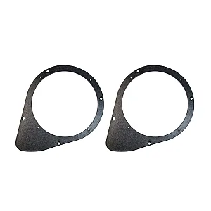 InCarTec 40-0405-165 Fiat 500, Stilo 165mm Rear Side Hatch Speaker Adaptor Rings/Panels