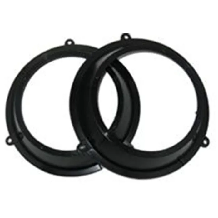 InCarTec 40-0413-165 Fiat Panda 165mm Front Door Speaker Adapter Rings/Panels