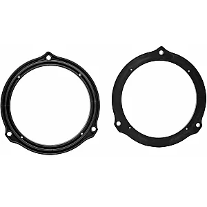 InCarTec 40-0484-165 Ford 165mm Rear Door Speaker Adaptor Rings/Panels