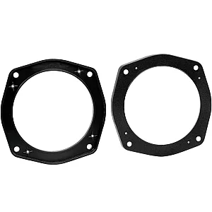 InCarTec 40-0695-130 Nissan 130mm Rear Shelf Speaker Adaptor Rings/Panels