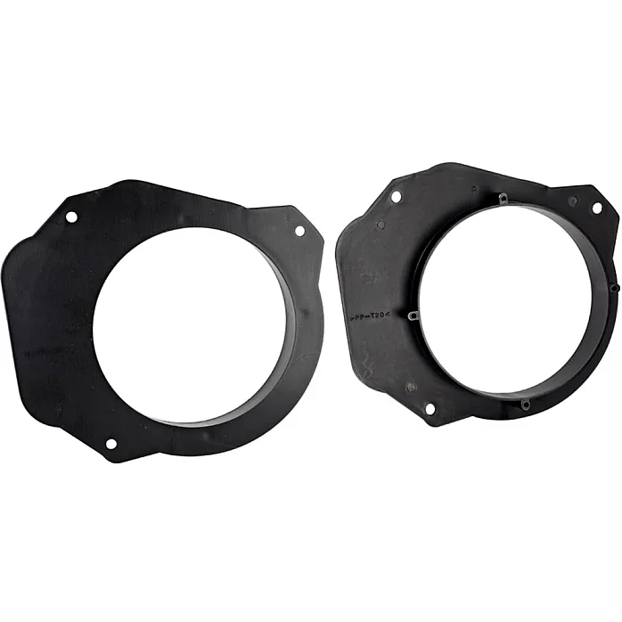 InCarTec 40-0763-165 Peugeot 165mm Front Door Speaker Adapter Panels