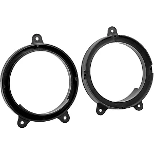 InCarTec 40-0783-130 Renault 130mm Front Door Speaker Adaptor Rings/Panels