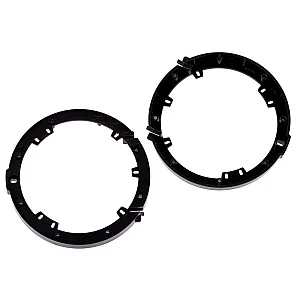 InCarTec 40-0943-165 Acura 165mm Front Door Speaker Adaptor Rings/Panels