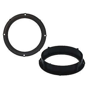 InCarTec 40-1043-165 VW 165mm Front or Rear Door Speaker Adaptor Rings/Panels